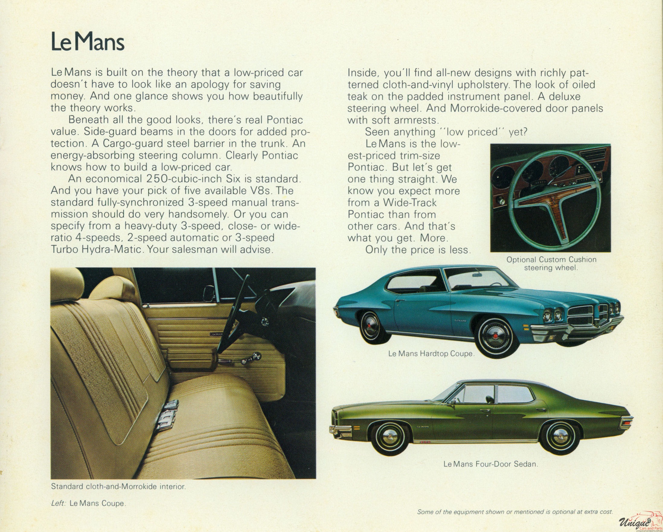 1972 Canadian Pontiac LeMans Brochure Page 6